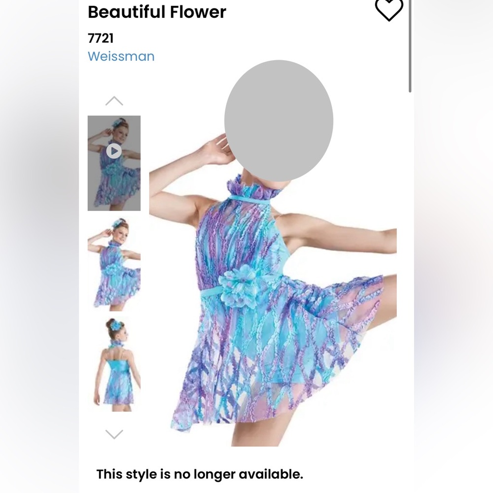 Weismann beautiful Flower tye dye stretch ruffle mesh dress. Size SC